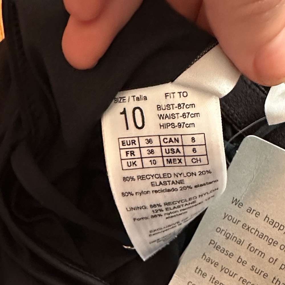 NWT - Seafolly Collective Black One Piece - Picture 8 of 8